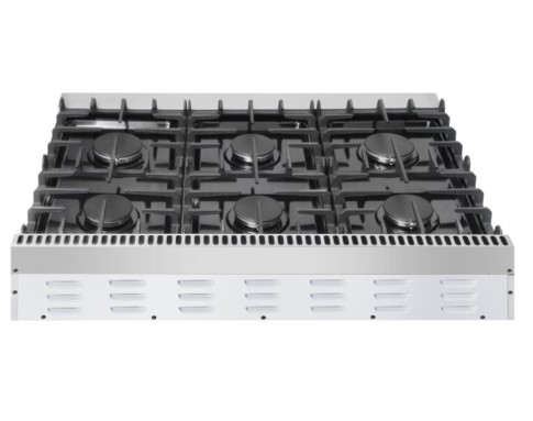 36" Stainless Steel Professional Style Slide-In Gas Cooktop COS-GRT366 - Image 8